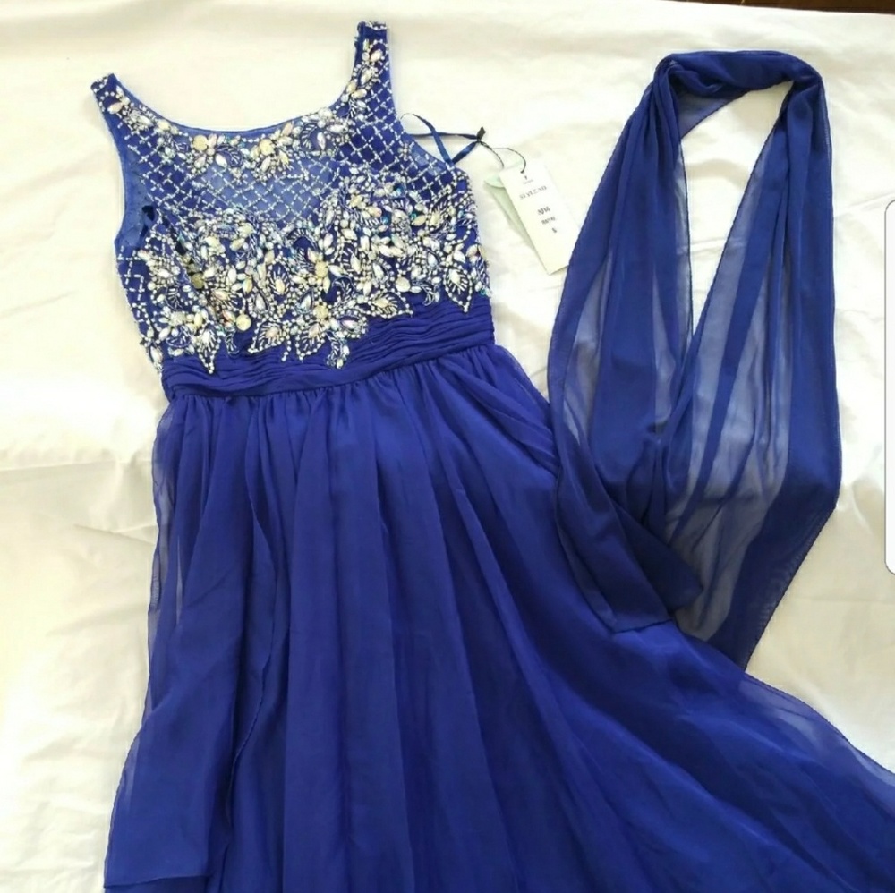 Royal Blue Formal Dress